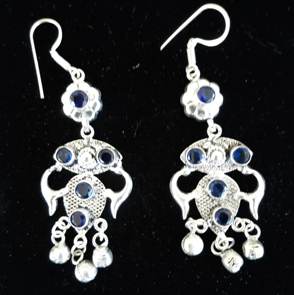 *$15 Sale* New Iolite Silver Earrings.